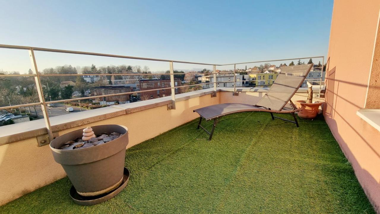 Le Smart - Parking - Terrasse - Wifi - Mulhouse - Relax Bnb Pfastatt Exterior foto